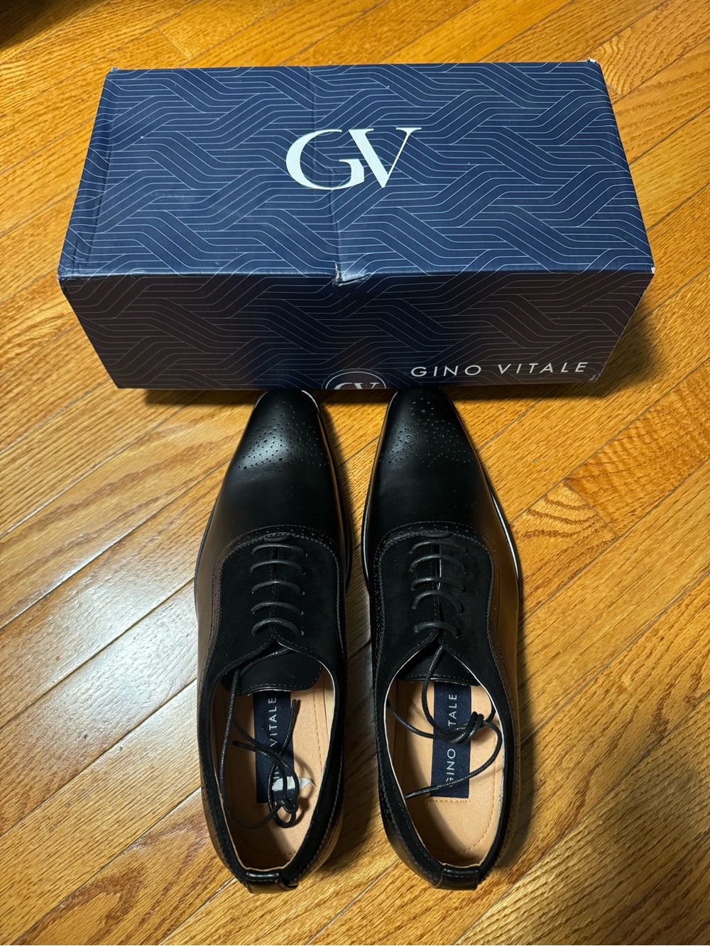 Gino Vitale Men’s Leather Shoes New Size 12